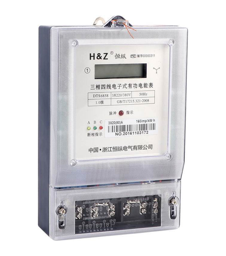 三相四線(xiàn)電子式有功電能表